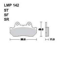 LMP 142 tárcsafékbetét