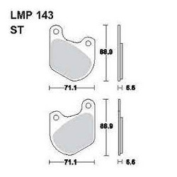 LMP 143 tárcsafékbetét