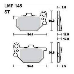 LMP 145 tárcsafékbetét