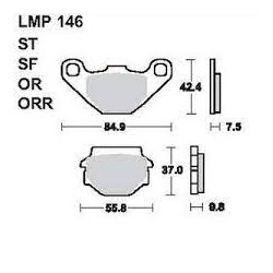 LMP 146 tárcsafékbetét