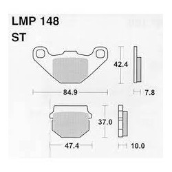 LMP 148 tárcsafékbetét