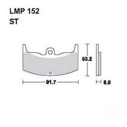 LMP 152 tárcsafékbetét