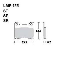 LMP 155 tárcsafékbetét