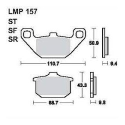 LMP 157 tárcsafékbetét