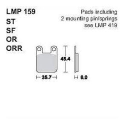 LMP 159 tárcsafékbetét