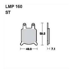 LMP 160 tárcsafékbetét