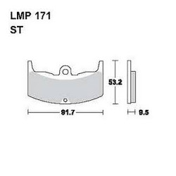 LMP 171 tárcsafékbetét