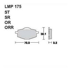 LMP 175 tárcsafékbetét