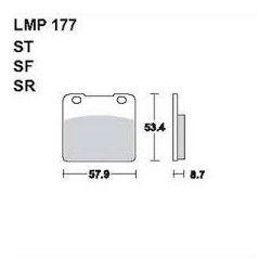 LMP 177 tárcsafékbetét