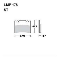 LMP 178 tárcsafékbetét