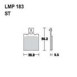 LMP 183 tárcsafékbetét