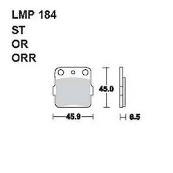 LMP 184 tárcsafékbetét