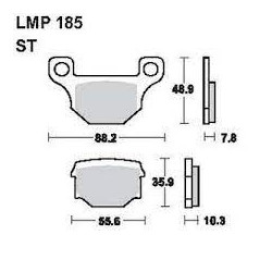 LMP 185 tárcsafékbetét