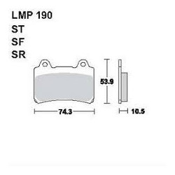 LMP 190 tárcsafékbetét