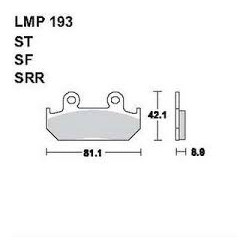 LMP 193 tárcsafékbetét