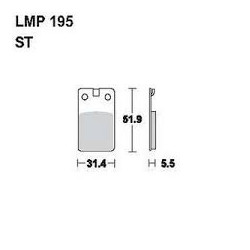 LMP 195 tárcsafékbetét