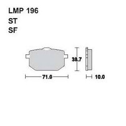 LMP 196 tárcsafékbetét