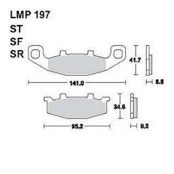 LMP 197 tárcsafékbetét