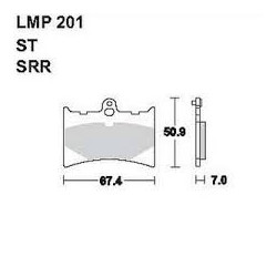 LMP 201 tárcsafékbetét