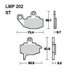 LMP 202 tárcsafékbetét