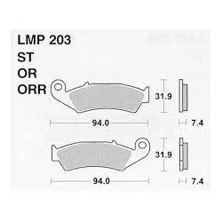 LMP 203 tárcsafékbetét