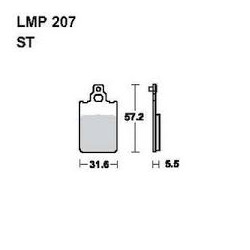 LMP 207 tárcsafékbetét