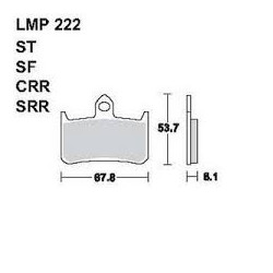 LMP 222 tárcsafékbetét