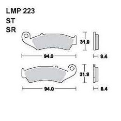 LMP 223 tárcsafékbetét