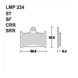 LMP 224 tárcsafékbetét