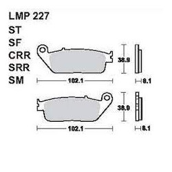 LMP 227 tárcsafékbetét