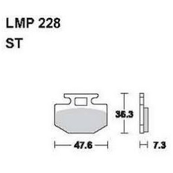 LMP 228 tárcsafékbetét