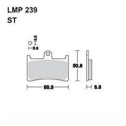 LMP 239 tárcsafékbetét