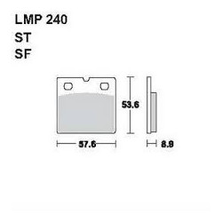 LMP 240 tárcsafékbetét