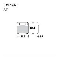 LMP 243 tárcsafékbetét