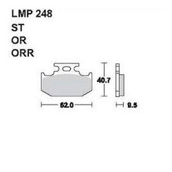 LMP 248 tárcsafékbetét