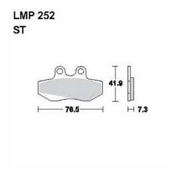 LMP 252 tárcsafékbetét