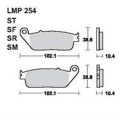 LMP 254 tárcsafékbetét