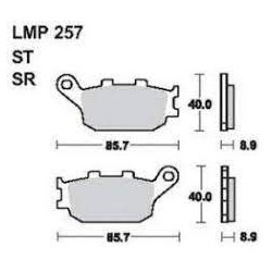 LMP 257 tárcsafékbetét