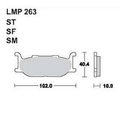 LMP 263 tárcsafékbetét