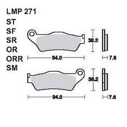 LMP 271 tárcsafékbetét