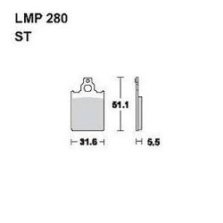 LMP 280 tárcsafékbetét