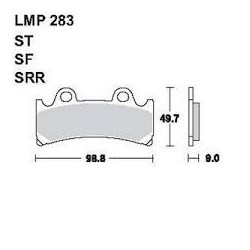 LMP 283 tárcsafékbetét