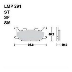 LMP 291 tárcsafékbetét