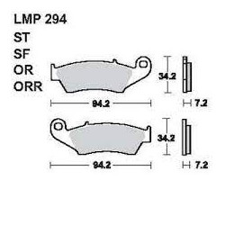 LMP 294 tárcsafékbetét