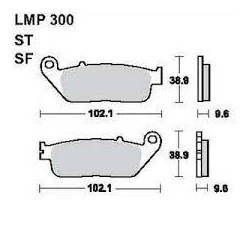 LMP 300 tárcsafékbetét