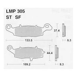 LMP 305 tárcsafékbetét