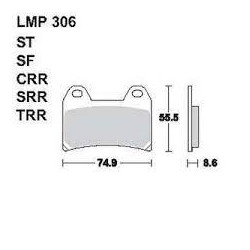 LMP 306 tárcsafékbetét