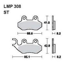 LMP 308 tárcsafékbetét