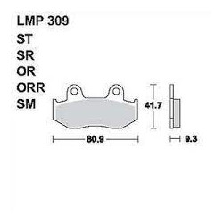 LMP 309 tárcsafékbetét