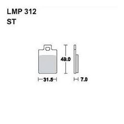 LMP 312 tárcsafékbetét